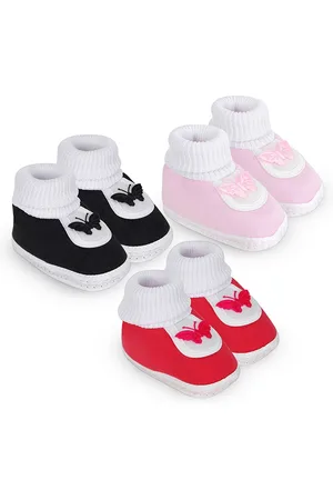 BAESD Kids Set Of 3 Cotton Booties