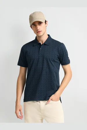 Arrow Men Printed Polo Collar T-shirt