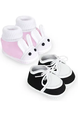 BAESD Kids Set Of 2 Cotton Booties