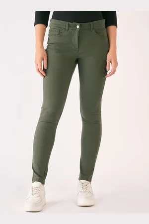 SALT ATTIRE Women Slim Fit Chinos Trousers