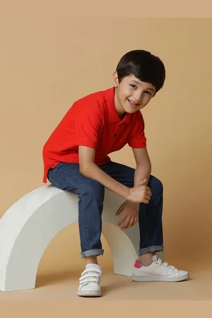 TALES & STORIES Boys Blue Slim Fit Stretchable Denim Jeans