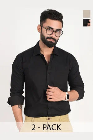 FUBAR Men Slim Fit Opaque Formal Shirt