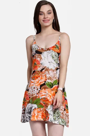 Cation Women Multicoloured Printed A-Line Dress