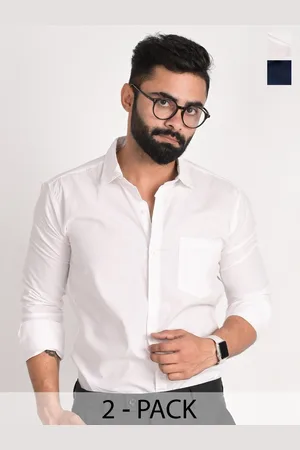 FUBAR Men Slim Fit Opaque Casual Shirt
