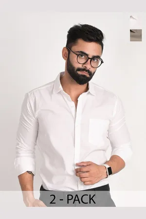 FUBAR Men Slim Fit Opaque Casual Shirt