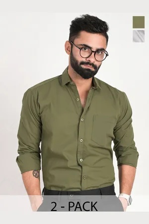 FUBAR Men Slim Fit Opaque Formal Shirt