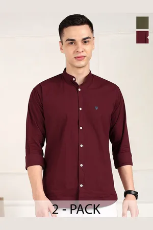 FUBAR Men Slim Fit Opaque Casual Shirt