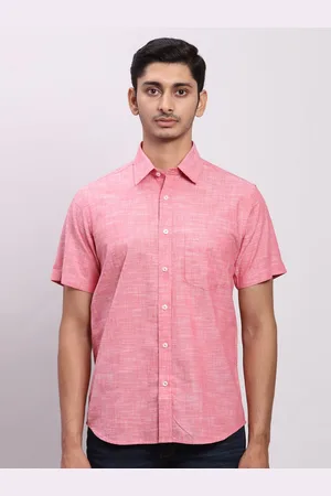 ColorPlus Men Tailored Fit Opaque Casual Shirt