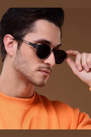 VOYAGE Unisex Oval Sunglasses with UV Protected Lens-B80788MG5201