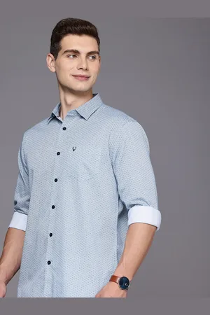 Allen Solly Pure Cotton Sport Fit Opaque Printed Casual Shirt