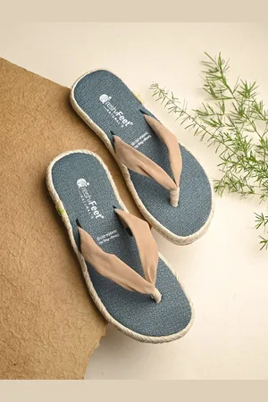 FRESH 1947 FEET Women Printed Open Toe Flats