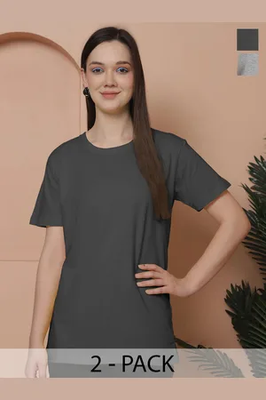 Friskers Women Floral 2 V-Neck Cut Outs T-shirt