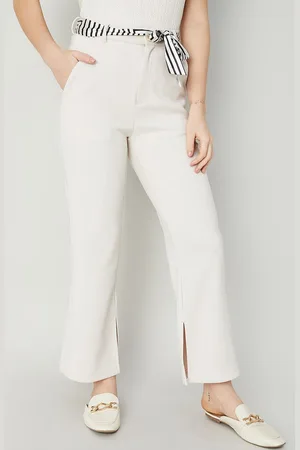 Lifestyle Women Mid Rise Regular Fit Trousers