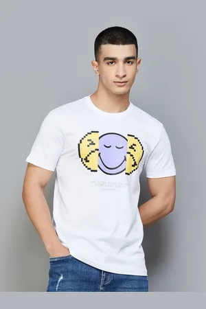 Smileyworld Men Printed Pockets T-shirt