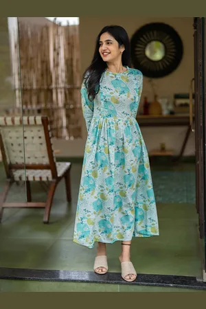 Hay Floral Print Liva Fit & Flare Dress