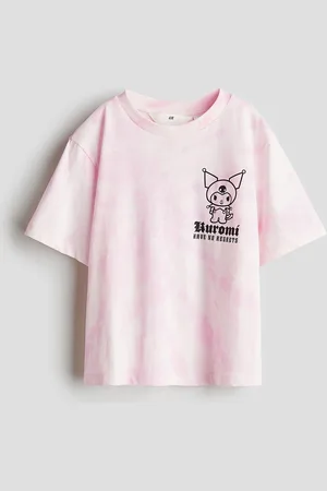 H&M Girls Printed Pure Cotton T-Shirt