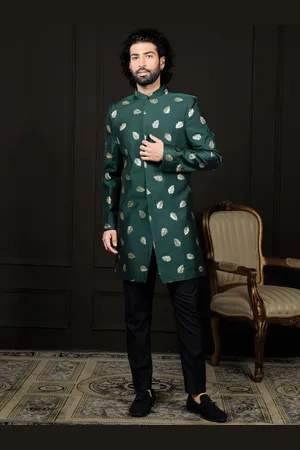 Vastramay Sequence Embellished Sherwani Set