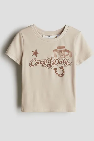 H&M Girls Printed T-Shirt