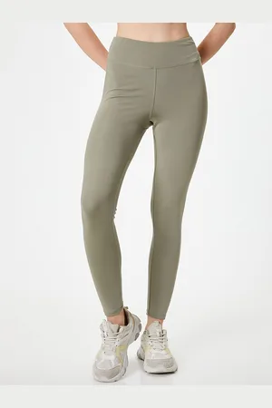 Koton Women Mid-Rise Ankle-Length Tights