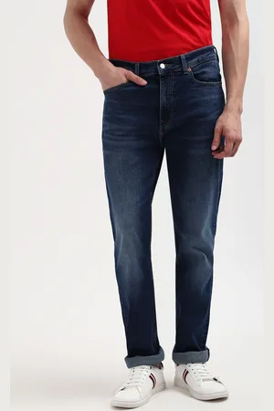 Tommy Hilfiger Men Straight Fit Clean Look Stretchable Jeans