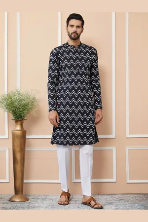 See Designs Men Printed Regular Pure Cotton Kurta with Pyjamas