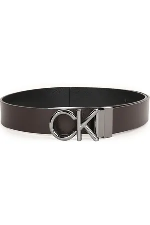 Calvin Klein Men Solid Push Pin Closure Belt