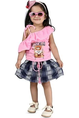 BAESD Girls Printed Top with Skirt