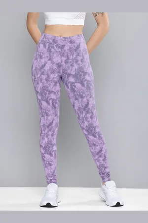 DECATHLON Women Printed Slim Fit Fitness Gym Tights