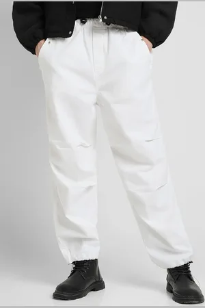 Forever 21 Men Mid-Rise Loose Fit Trousers