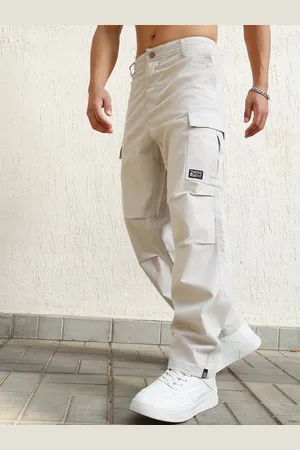 Hubberholme Men Relaxed Straight Leg Fit Cotton Cargo Trousers