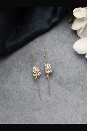 EL REGALO Artificial Stones Drop Earrings