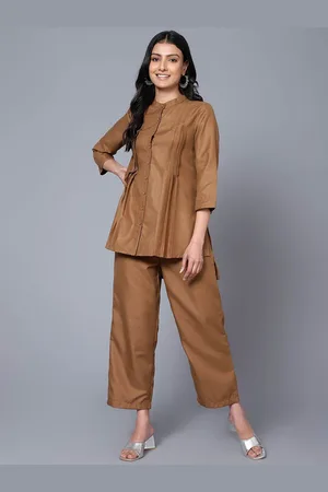 Bani Women Mandarin Collar Tunic & Trouser