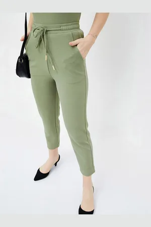 Lifestyle Women Mid-Rise Regular Fit Trousers