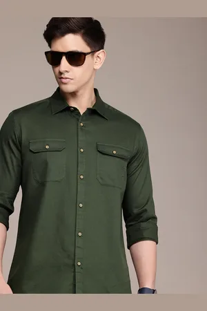 French Connection Men Premium Slim Fit Pure Cotton Casual Shirt