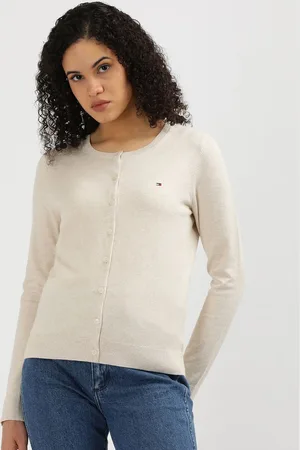 Tommy Hilfiger Long Sleeves Cotton Front Open Cardigan