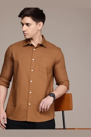 French Connection Men Premium Slim Fit Pure Cotton Casual Shirt