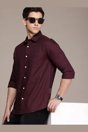 French Connection Men Premium Slim Fit Pure Cotton Casual Shirt