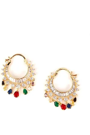 Alberre Odette Gold-Plated Contemporary Chandbalis