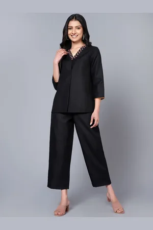 Bani Women V-Neck Tunic With Trousers