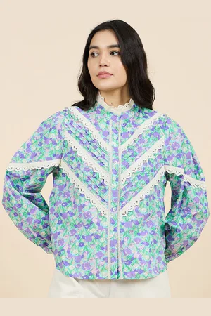 Gipsy Women Floral Opaque Printed Casual Shirt