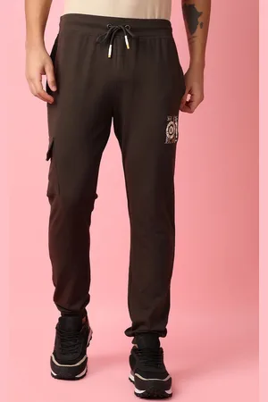 V-Mart Men Printed Cotton Mid Rise Joggers