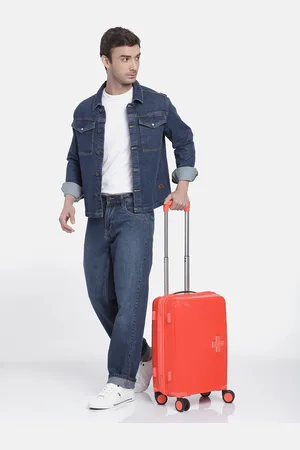 Swiss Military Maze Brand Logo Textured Cabin Trolley Suitcase