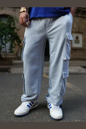 Powerlook Men Mid-Rise Cargo Track Pants