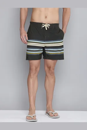 DECATHLON Men Striped Surfing Shorts