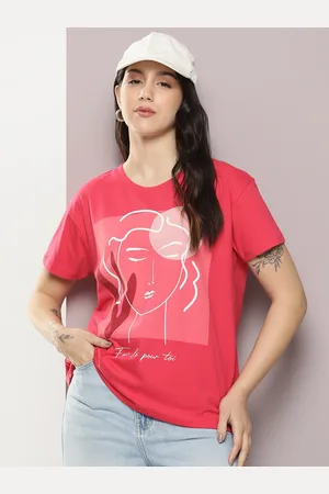 Dillinger Women Graphic Printed Boxy T-shirt