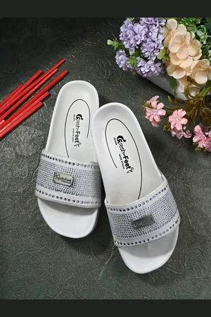 FRESH 1947 FEET Women Open Toe Flats with Bows