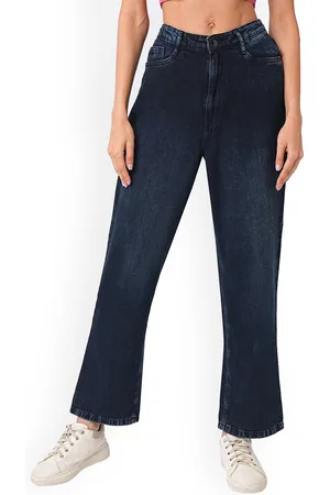 Kraus Women Relaxed Fit High-Rise Jeans