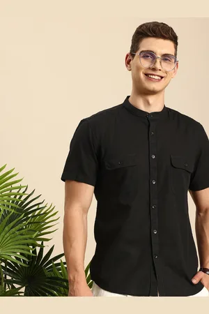 Mast & Harbour Pure Cotton Casual Shirt with Flap Pockets
