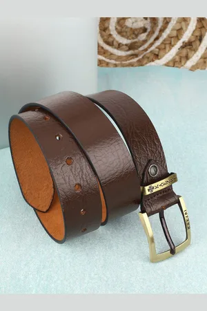 KAEZRI Men Textured Tang Closure Belt
