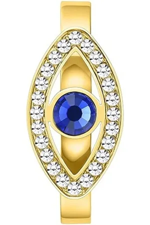 Police Stainless Steel Crystal Studded Finger Ring